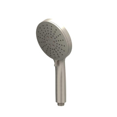 IVY Pact Regendoucheset - inbouw - 2-weg stop-omstel - 15cm plafondbuis - 25cm medium hoofddouche rond - houder met uitlaat - 150cm doucheslang - 3-standen handdouche - Geborsteld nickel PVD