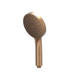 IVY Pact Regendoucheset - inbouw - 2-weg stop-omstel - 40cm wandarm - 30cm medium hoofddouche rond - glijstang met uitlaat - 150cm doucheslang - staafmodel handdouche - Geborsteld mat koper PVD