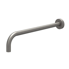 IVY Pact Regendoucheset - inbouw - 2-weg stop-omstel - 15cm plafondbuis - 30cm medium hoofddouche rond - houder met uitlaat - 150cm doucheslang - satin spray handdouche - Geborsteld metal black PVD