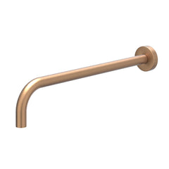 IVY Pact Regendoucheset - inbouw - 2-weg stop-omstel - 40cm wandarm - 25cm medium hoofddouche rond - houder met uitlaat - 150cm doucheslang - 3-standen handdouche - Geborsteld mat koper PVD