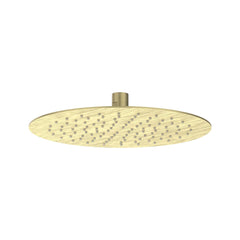 IVY Pact Regendoucheset - inbouw - 2-weg stop-omstel - 40cm wandarm - 25cm slim hoofddouche rond - houder met uitlaat - 150cm doucheslang - staafmodel handdouche - Geborsteld mat goud PVD