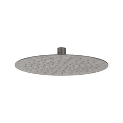IVY Pact Rain Shower Set - built-in - 2-way stop-diverter - 40cm wall arm - 25cm slim round shower head - holder with outlet - 150cm shower hose - stick model hand shower - Brushed metal black PVD