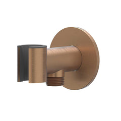IVY Pact Regendoucheset - inbouw - symmetry - 2 stopkranen - 30cm plafondbuis - 30cm medium hoofddouche - glijstang met uitlaat - 150cm doucheslang - staafmodel handdouche - Geborsteld mat koper PVD