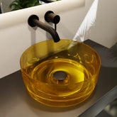 MONDIAZ JEWEL Waskom transparant 40cm kleur gold