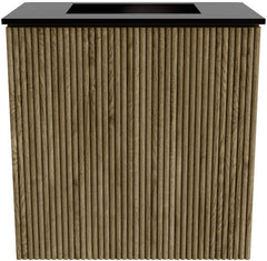 JOYA 40cm toiletmeubel kleur Dusk. Wastafel FAYE positie Midden Zonder kraangat kleur Urban.