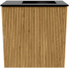 JOYA 40cm toiletmeubel kleur Oak. Wastafel FAYE positie Rechts Zonder kraangat kleur Urban