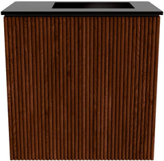 JOYA 40cm toiletmeubel kleur Ruby. Wastafel FAYE positie Rechts 1 kraangat kleur Urban