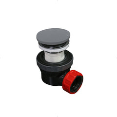 MONDIAZ Ruimte besparende click sifon 6,7cm hoog Solid surface rond Plata