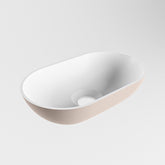 MONDIAZ POOLE solid surface opzetkom kleur Smoke | Talc. Afmeting 30x18x8cm