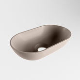 MONDIAZ POOLE solid surface opzetkom kleur Smoke | Smoke. Afmeting 30x18x8cm