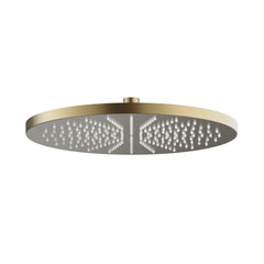 Hotbath M106 hoofddouche 30cm - Geborsteld Messing
