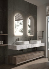 Martens Design Bangkok spiegel 45x90cm - LED verlichting rondom - BAN450