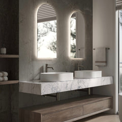 Martens & Meijer Design Ovale Spiegel met Verlichting & Verwarming - Bangkok - 45x90 cm