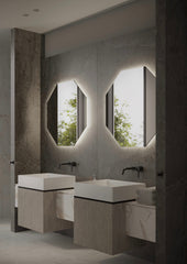 Martens & Meijer Design Stockholm spiegel - LED verlichting indirect - met verwarming