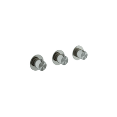 Hotbath Archie AR7067EXTIX afbouwdeel - inbouw douchethermostaat met 2 stopkranen horizontaal/verticaal RVS316 - RVS