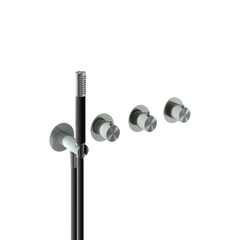 Hotbath Archie AR7071 inbouw bad/douche thermostaat met 2 stopkranen zonder uitloop RVS316 - RVS