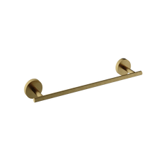 Hotbath Archie ARA06 handdoekstang 34cm RVS 316 - Geborsteld Messing PVD