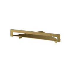 Hotbath Archie ARA21 hoek douchekorf RVS 316 - Geborsteld Messing PVD