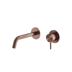 Hotbath Archie AR125 afbouwdeel voor inbouw wastafelkraan 20cm RVS 316 - Geborsteld Koper PVD