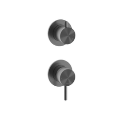 Hotbath Archie AR029 Inbouw mengkraan met 2-weg omstel - Geborsteld Gunmetal PVD