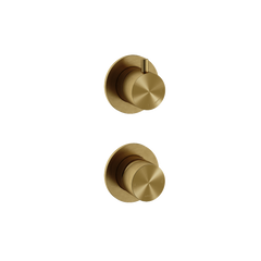 Hotbath Archie AR029 Inbouw mengkraan met 2-weg omstel - Geborsteld Messing PVD