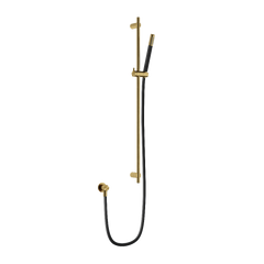 Hotbath Archie AR318 glijstang 90cm met handdouche en doucheslang RVS 316 - Geborsteld Messing PVD
