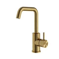 Hotbath Archie AR014 wastafelkraan RVS 316 - Geborsteld Messing PVD