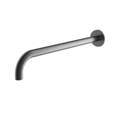 Hotbath Archie AR450 wandarm rond 40cm RVS 316 - Geborsteld Gunmetal PVD