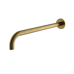 Hotbath Archie AR450 wandarm rond 40cm RVS 316 - Geborsteld Messing PVD