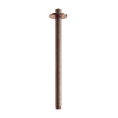 Hotbath Archie AR453 plafondbuis rond 30cm RVS 316 - Geborsteld Koper PVD