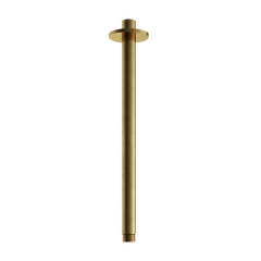 Hotbath Archie AR453 plafondbuis rond 30cm RVS 316 - Geborsteld Messing PVD