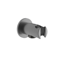 Hotbath Archie AR515 wandsteun + uitlaat RVS 316 - Geborsteld Gunmetal PVD