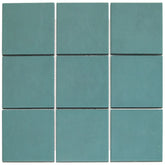 The Mosaic Factory Kasba Mozaïek Tegel Vierkant - Ocean Blue Mat Porselein 297x297 mm