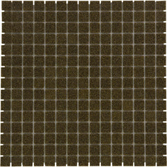 The Mosaic Factory Amsterdam Mozaiek Tegel Vierkant - Bruin Glas Basic 322x322 mm