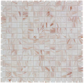 The Mosaic Factory Amsterdam Mozaiek Tegel Vierkant - Creme Glas Goud Serie 322x322 mm