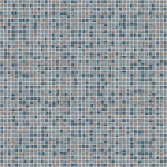 The Mosaic Factory Amsterdam Mozaiek Tegel Vierkant - Cyaan Glas Goud Serie 322x322 mm