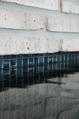 The Mosaic Factory Amsterdam Mozaiek Tegel Vierkant - Donker blauw Glas Goud Serie 322x322 mm
