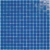 The Mosaic Factory Amsterdam Mozaiek Tegel Vierkant - Donker Blauw Glas Serie 322x322 mm