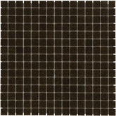 The Mosaic Factory Amsterdam Mozaiek Tegel Vierkant - Donker Bruin Glas Basic 322x322 mm