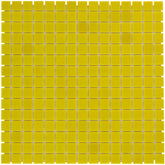 The Mosaic Factory Amsterdam Mozaiek Tegel Vierkant - Geel Glas Basic 322x322 mm
