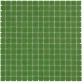 The Mosaic Factory Amsterdam Mozaiek Tegel Vierkant - Groen Glas Basic 322x322 mm