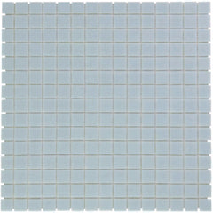 The Mosaic Factory Amsterdam Mozaiek Tegel Vierkant - Licht Blauw Glas Basic 322x322 mm