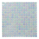 The Mosaic Factory Amsterdam Mozaiek Tegel Vierkant - Licht Blauw Glas Parelmoer Serie 322x322 mm
