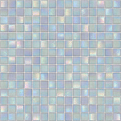 The Mosaic Factory Amsterdam Mozaiek Tegel Vierkant - Licht Blauw Glas Parelmoer Serie 322x322 mm