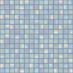 The Mosaic Factory Amsterdam Mozaiek Tegel Vierkant - Licht Blauw Glas Parelmoer Serie 322x322 mm