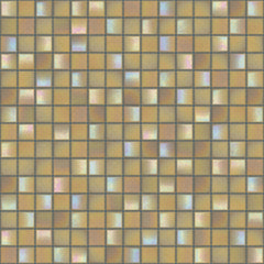 The Mosaic Factory Amsterdam Mozaiek Tegel Vierkant - Licht Creme Glas Parelmoer Serie 322x322 mm