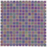 The Mosaic Factory Amsterdam Mozaiek Tegel Vierkant - Licht Grijs Glas Parelmoer Serie 322x322 mm
