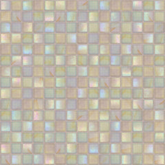 The Mosaic Factory Amsterdam Mozaiek Tegel Vierkant - Licht Roze Glas Parelmoer Serie 322x322 mm