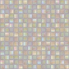 The Mosaic Factory Amsterdam Mozaiek Tegel Vierkant - Licht Roze Glas Parelmoer Serie 322x322 mm