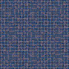 The Mosaic Factory Amsterdam Mozaiek Tegel Vierkant - Midden Blauw Glas Goud Serie 322x322 mm